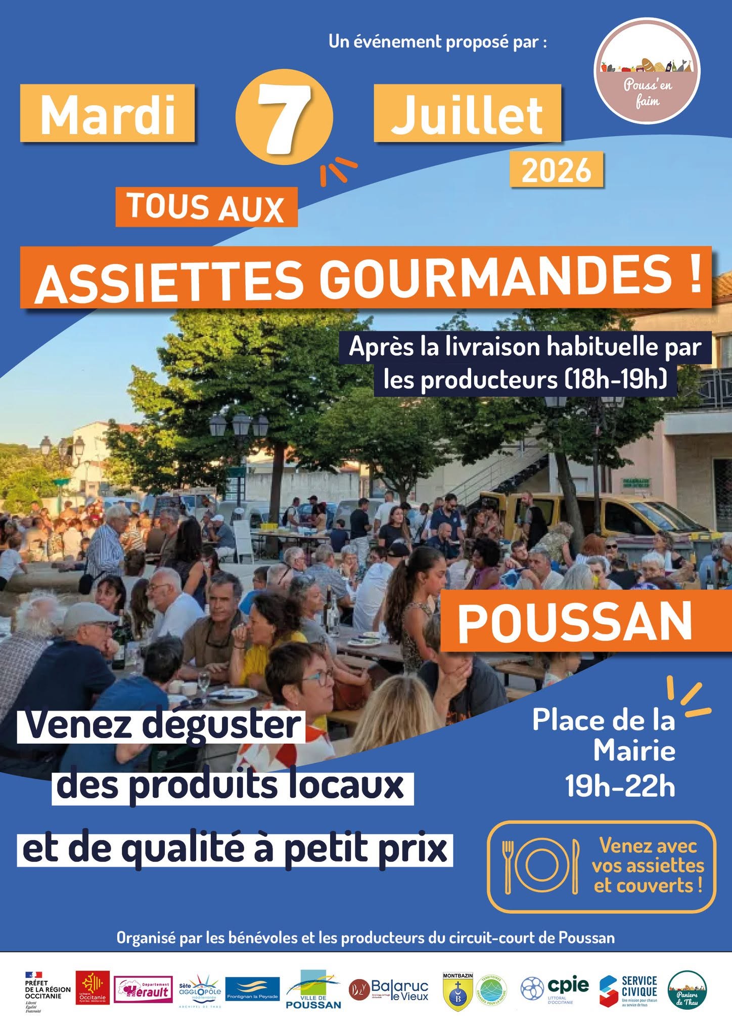 LES ASSIETTES GOURMANDES À POUSSAN