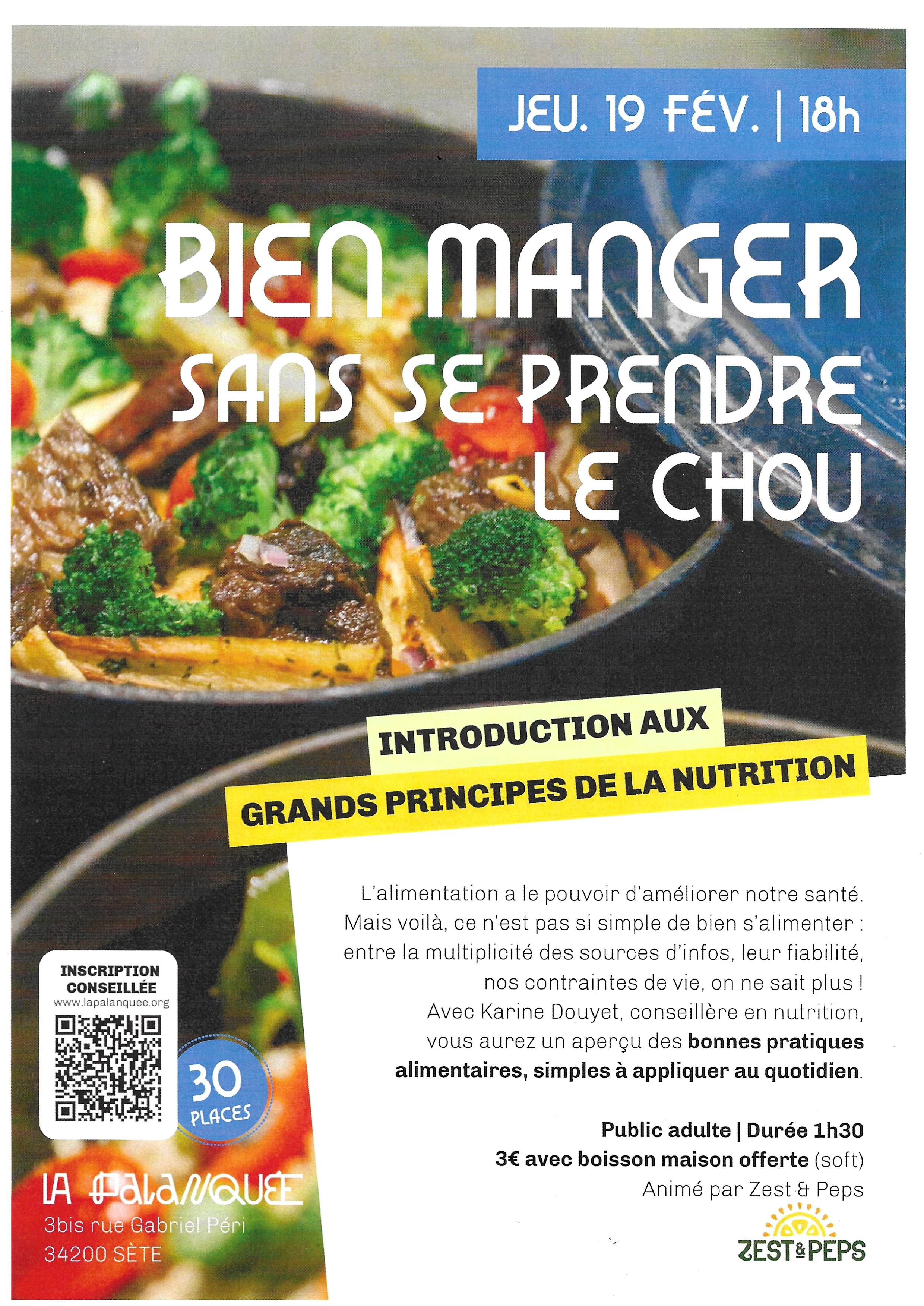 CONFÉRENCE : BIEN MANGER SANS SE PRENDRE LE CHOU !