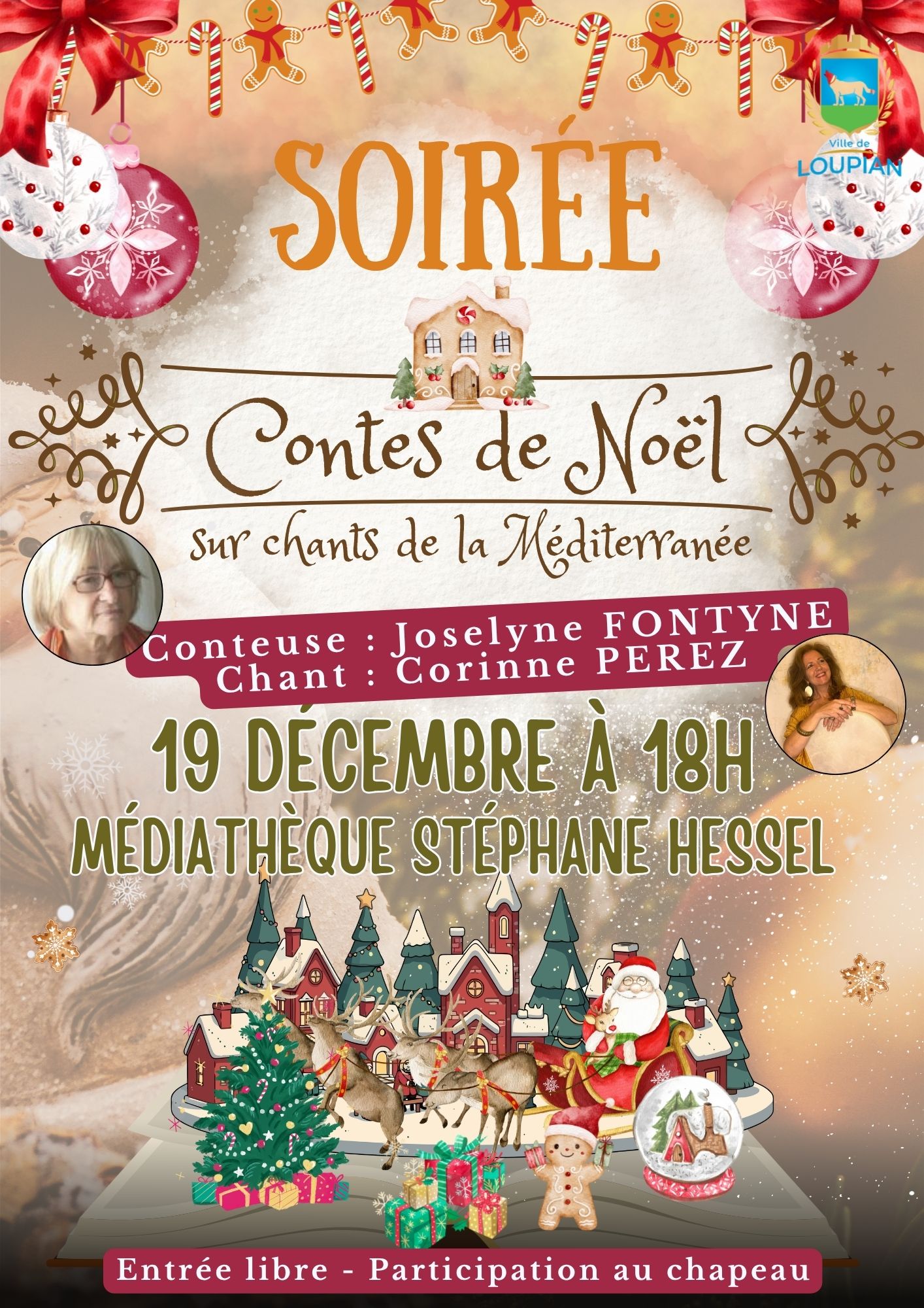 SOIRÉE : CONTES DE NOËL SUR CHANTS DE LA MÉDITERRANÉE