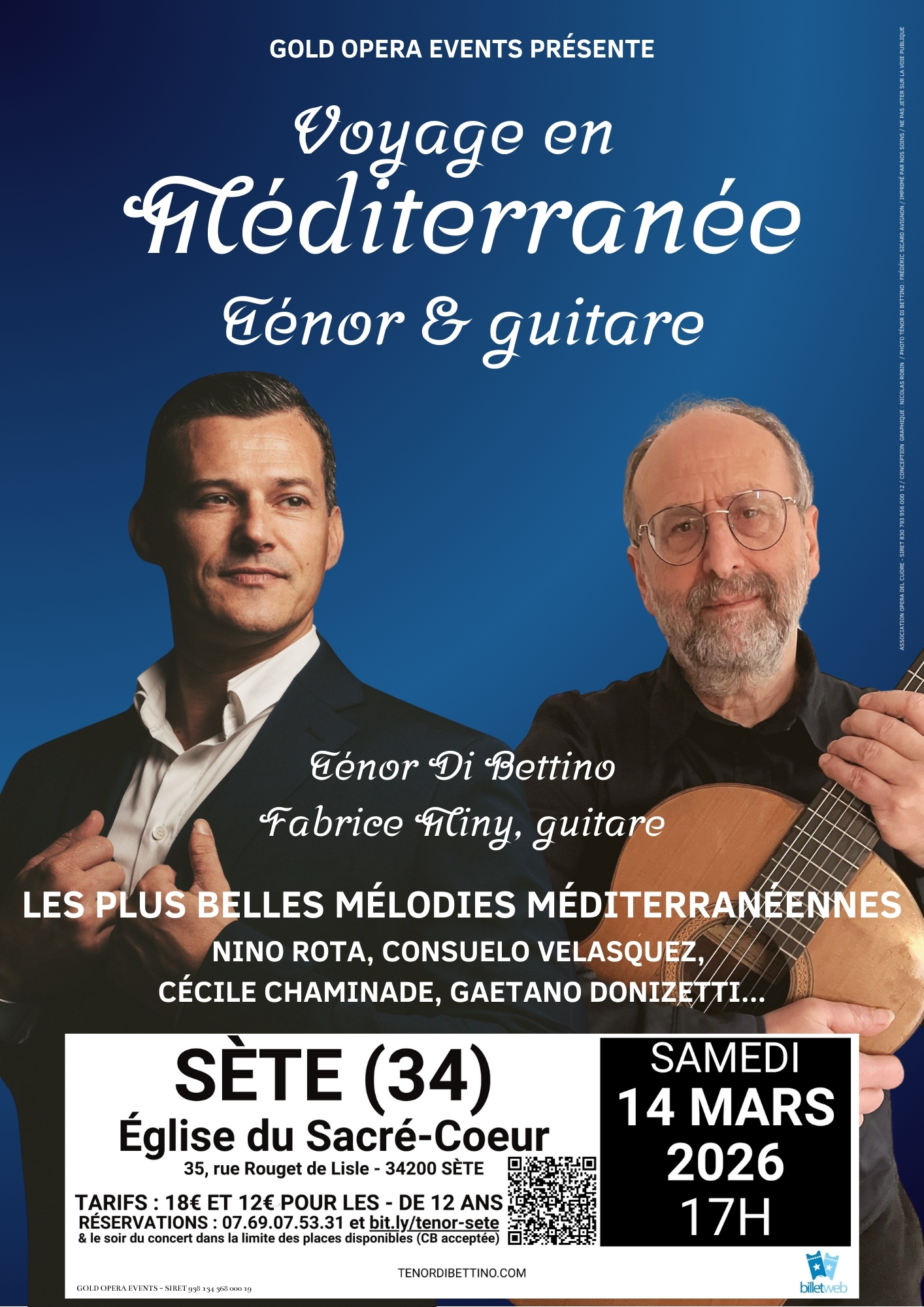 VOYAGE EN MÉDITERRANÉE : TÉNOR ET GUITARE PAR LE TÉNOR DI BETTINO ET FABRICE MINY