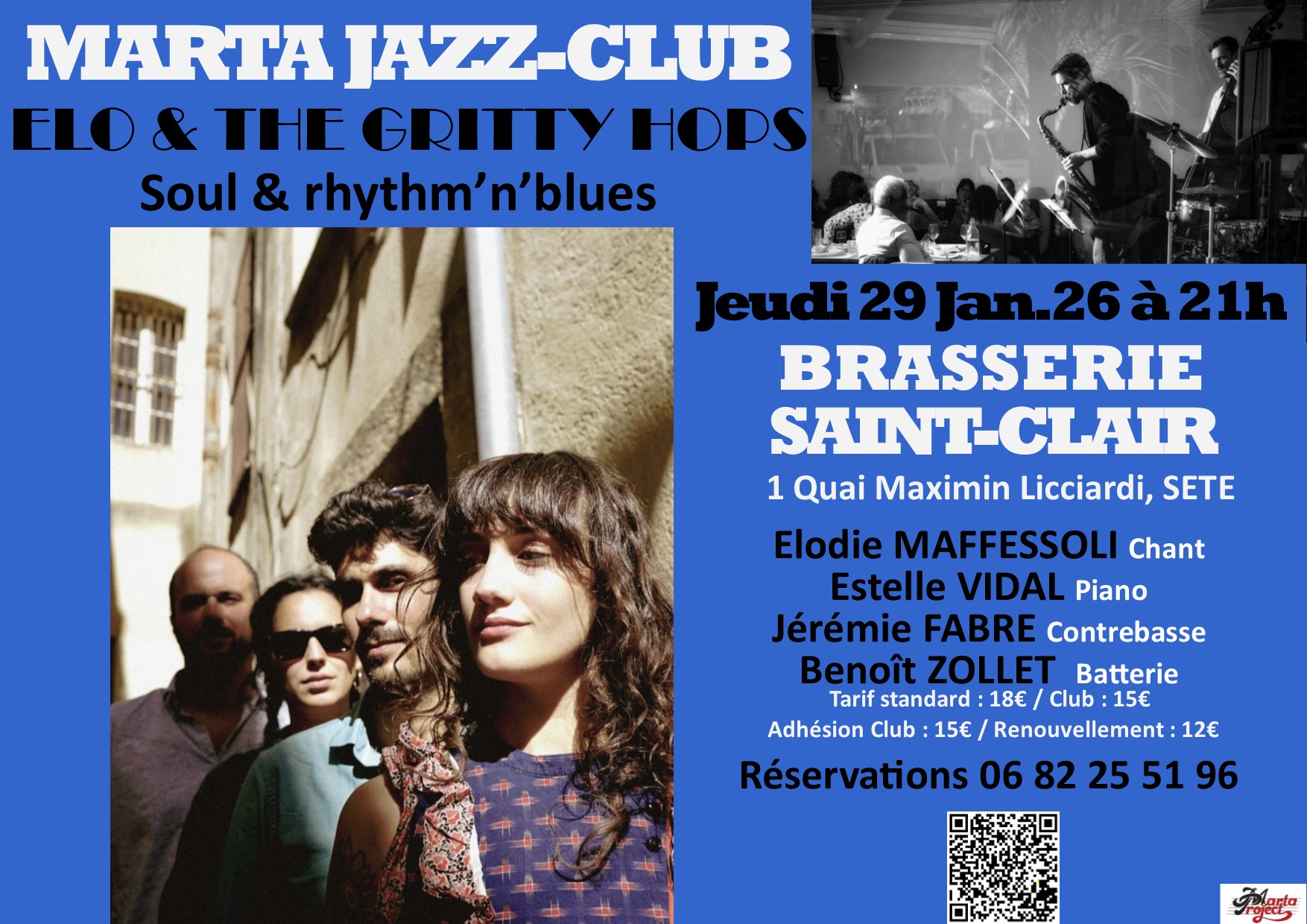 MARTA JAZZ-CLUB : ELO & THE GRITTY SOUL RHYTHM'N BLUES