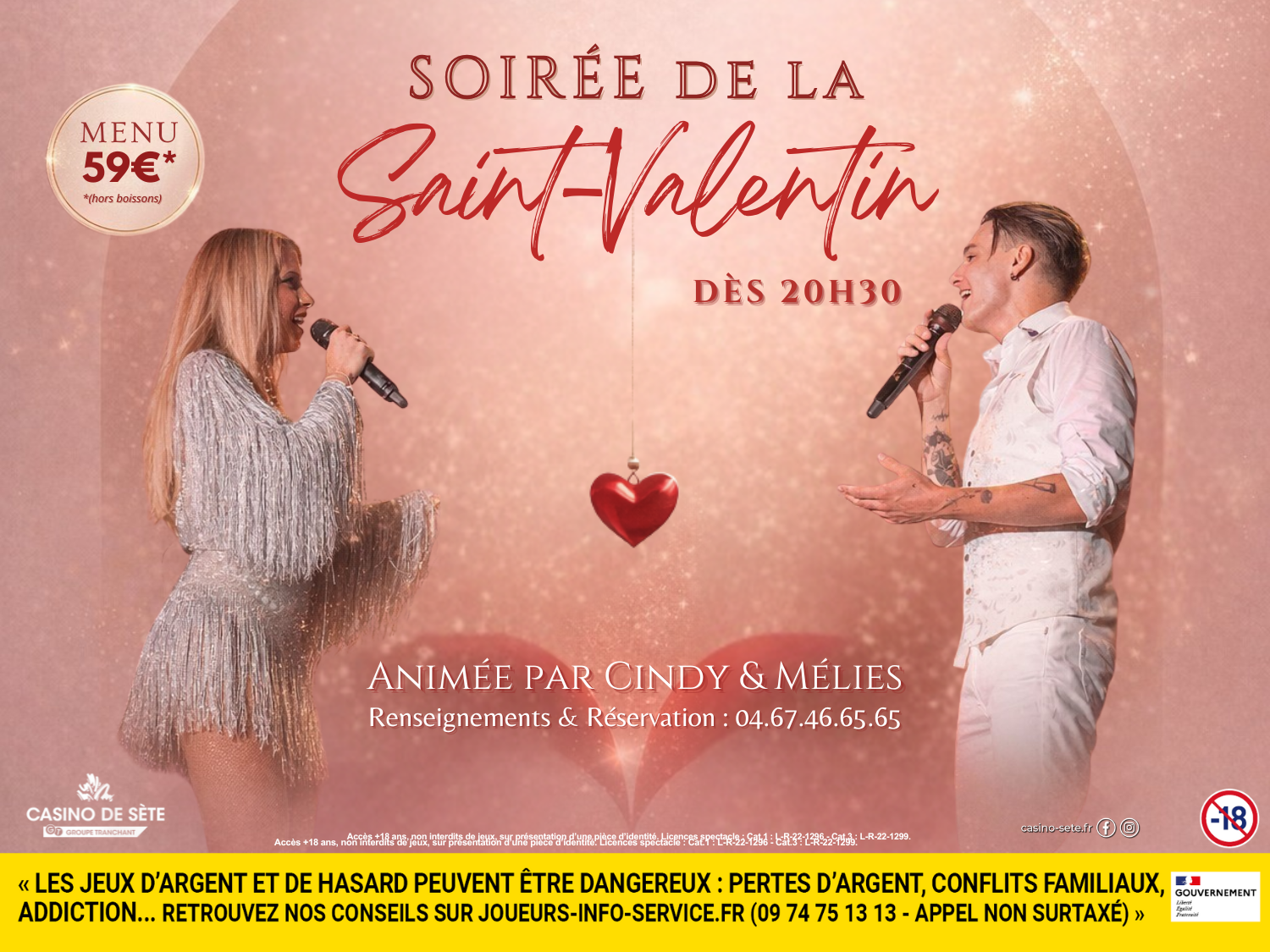 SOIREE SAINT-VALENTIN AVEC CINDY & MELIES
