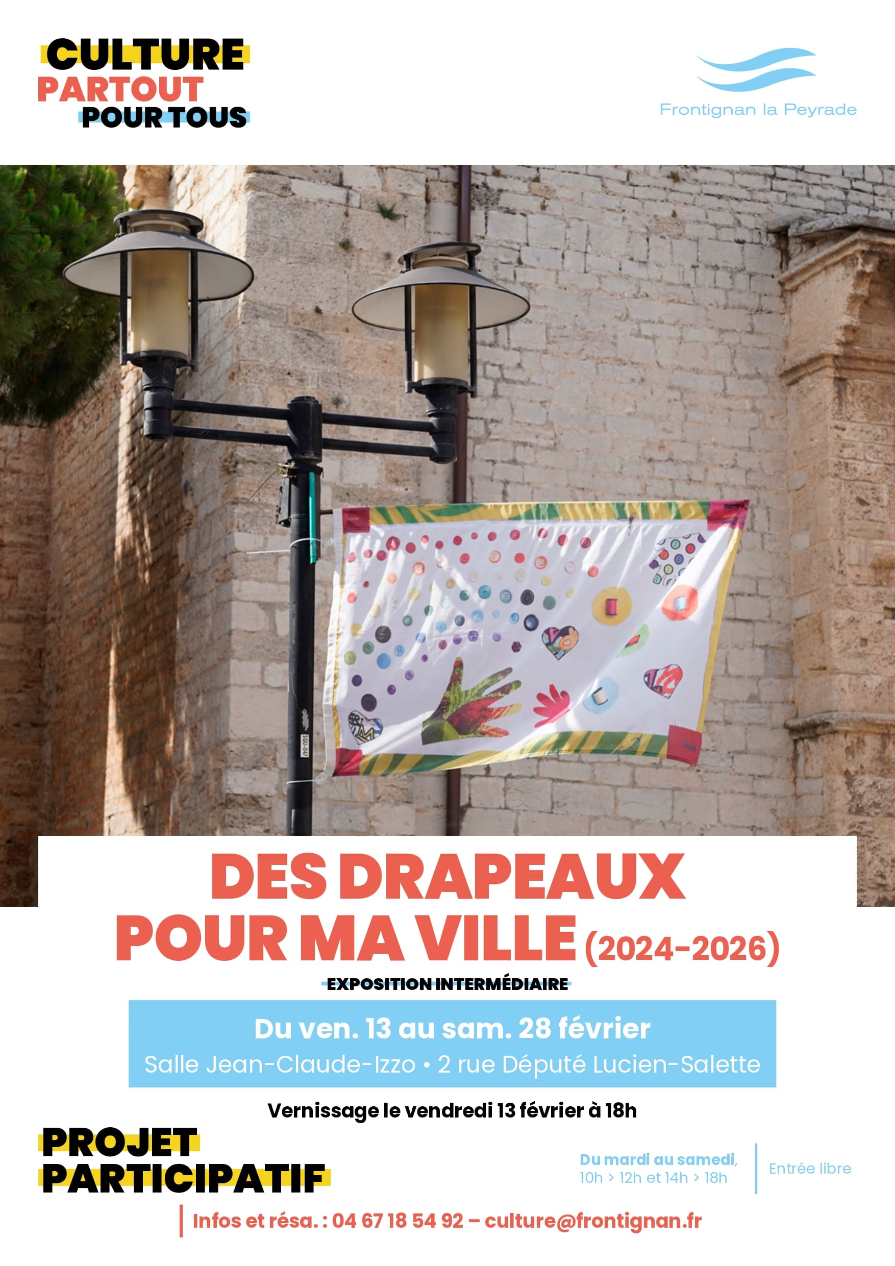 DES DRAPEAUX POUR MA VILLE : EXPOSITION INTERMÉDIAIRE