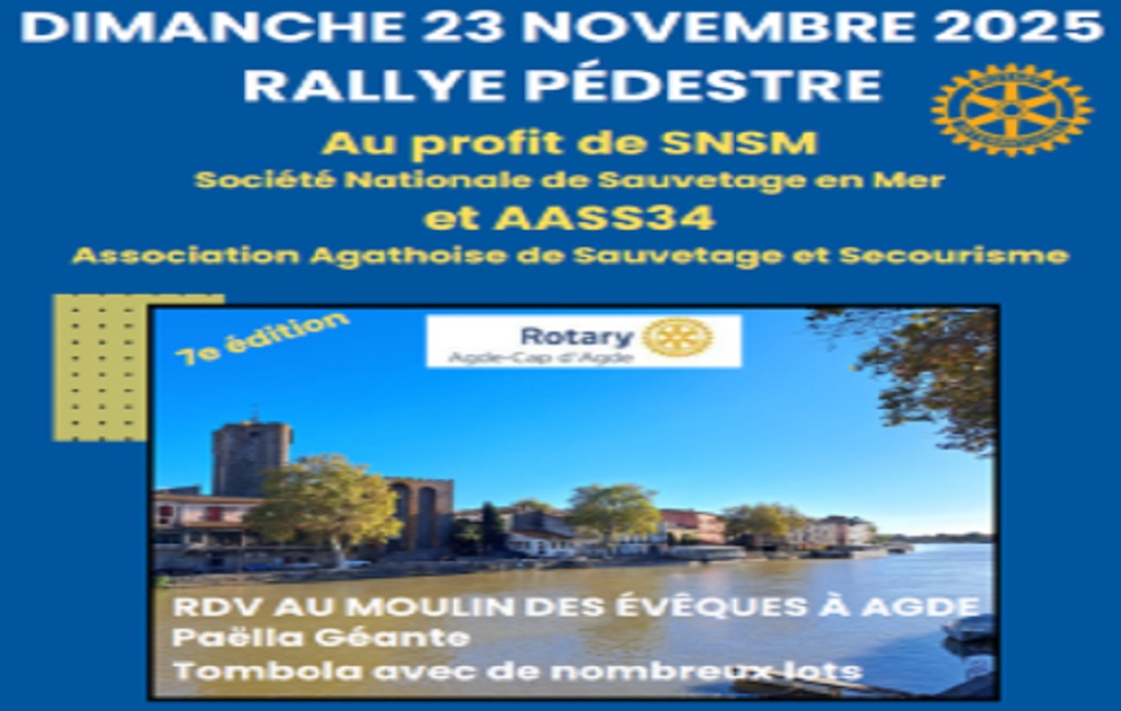 RALLYE PÉDESTRE ET PAËLLA GÉANTE/ROTARY CLUB