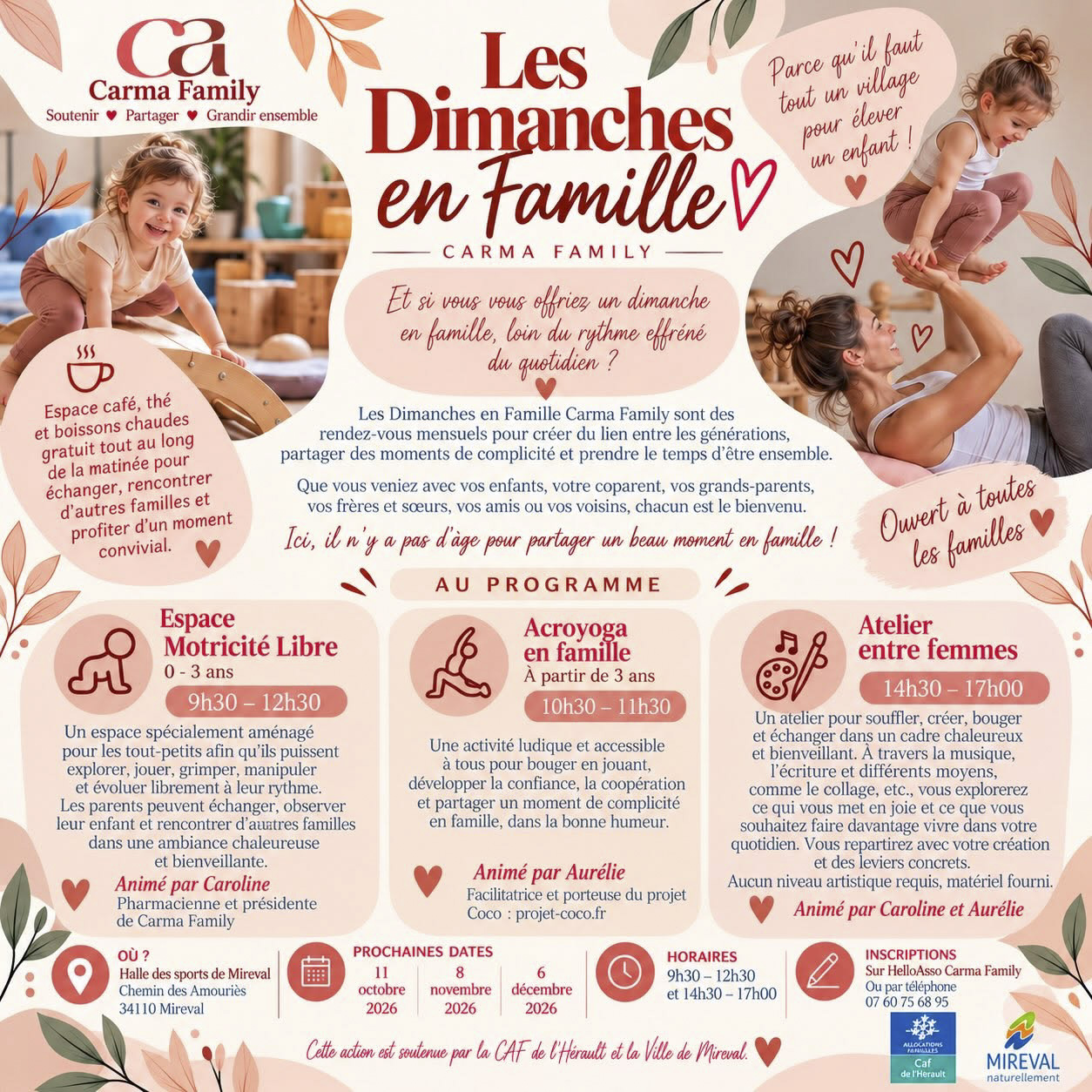 DIMANCHE EN FAMILLE AVEC L’ASSOCIATION CARMA FAMILY