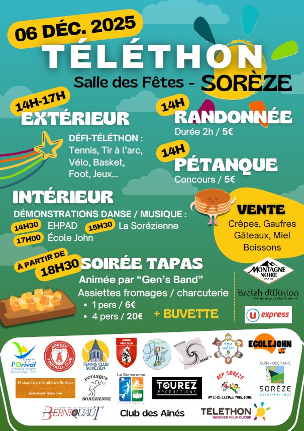 TÉLÉTHON 2025 DE SOREZE
