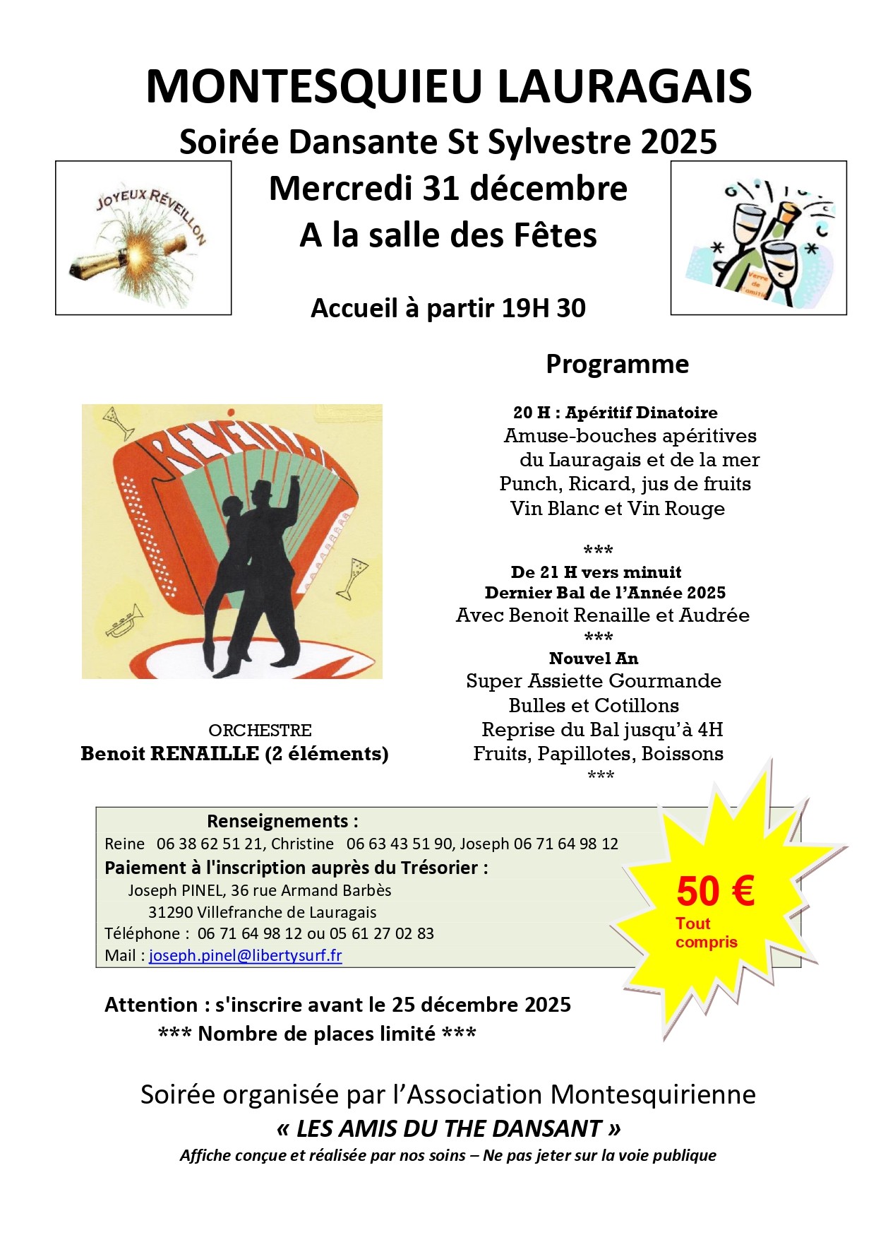 SOIRÉE DANSANTE ST SYLVESTRE