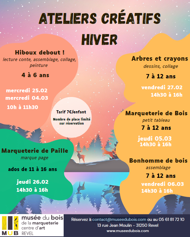 ATELIER CRÉATIF - ARBRES ET CRAYONS