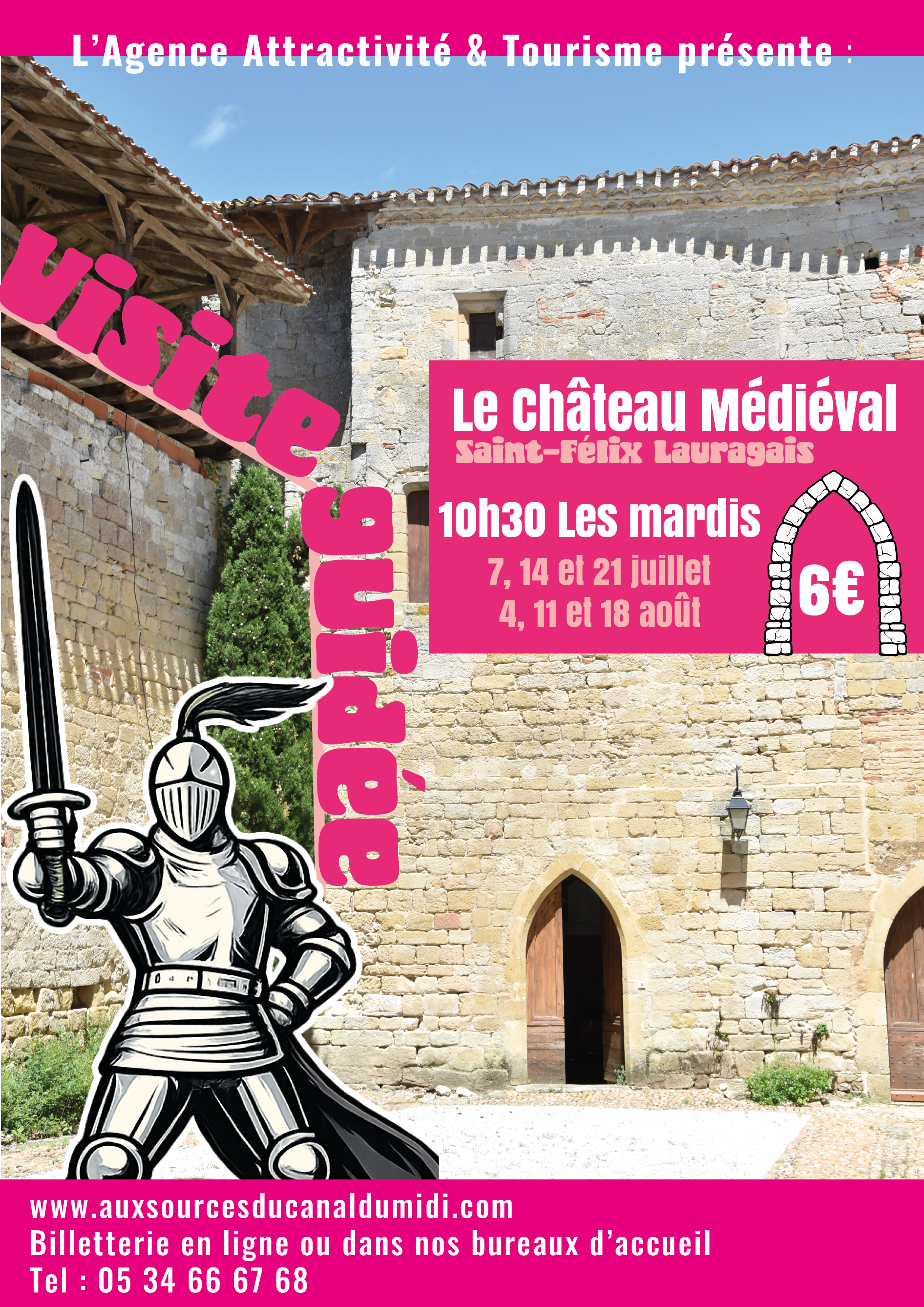 VISITE GUIDEE DU CHATEAU DE SAINT-FELIX LAURAGAIS