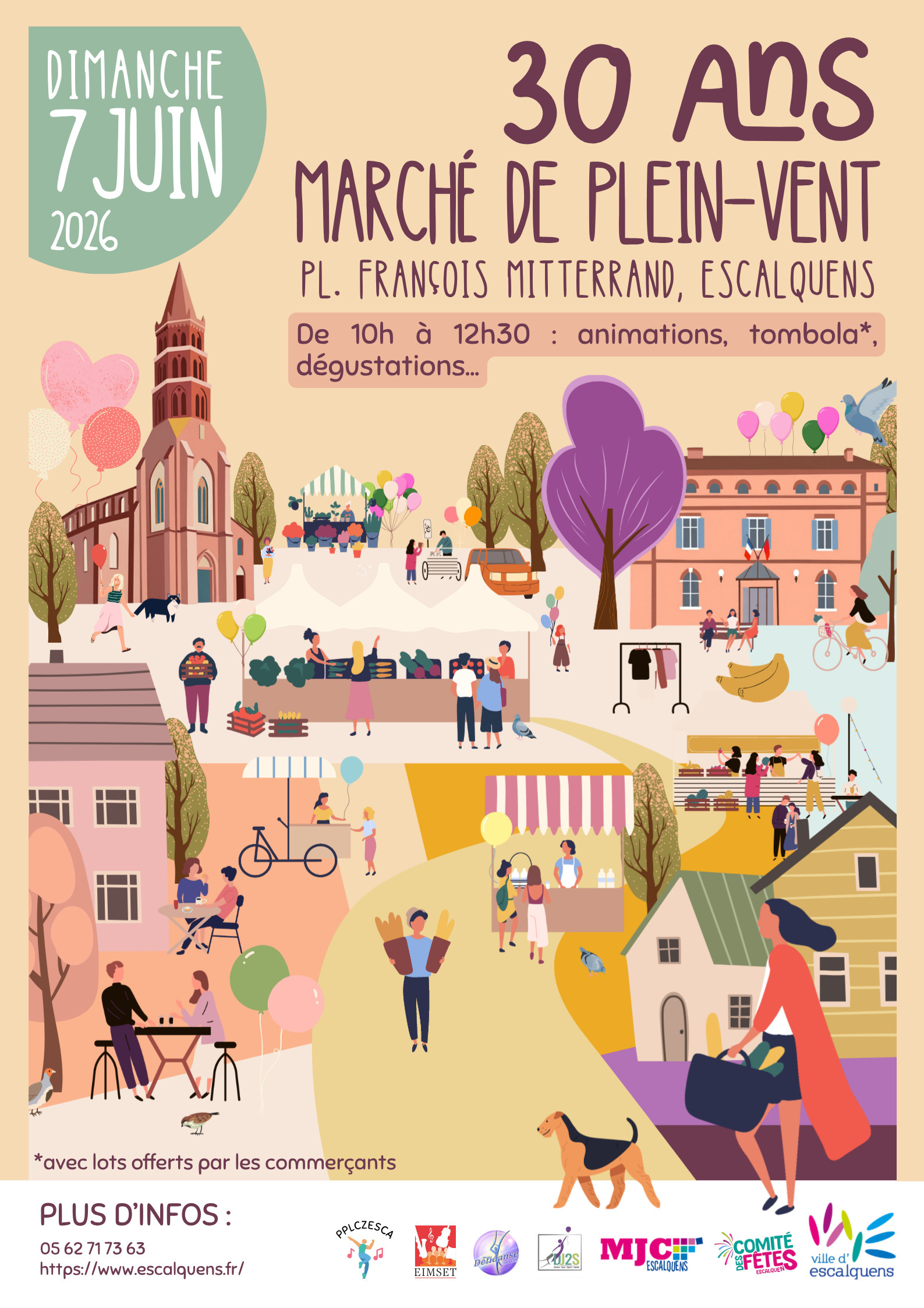LE MARCHÉ DE PLEIN VENT FÊTE SES 30 ANS !