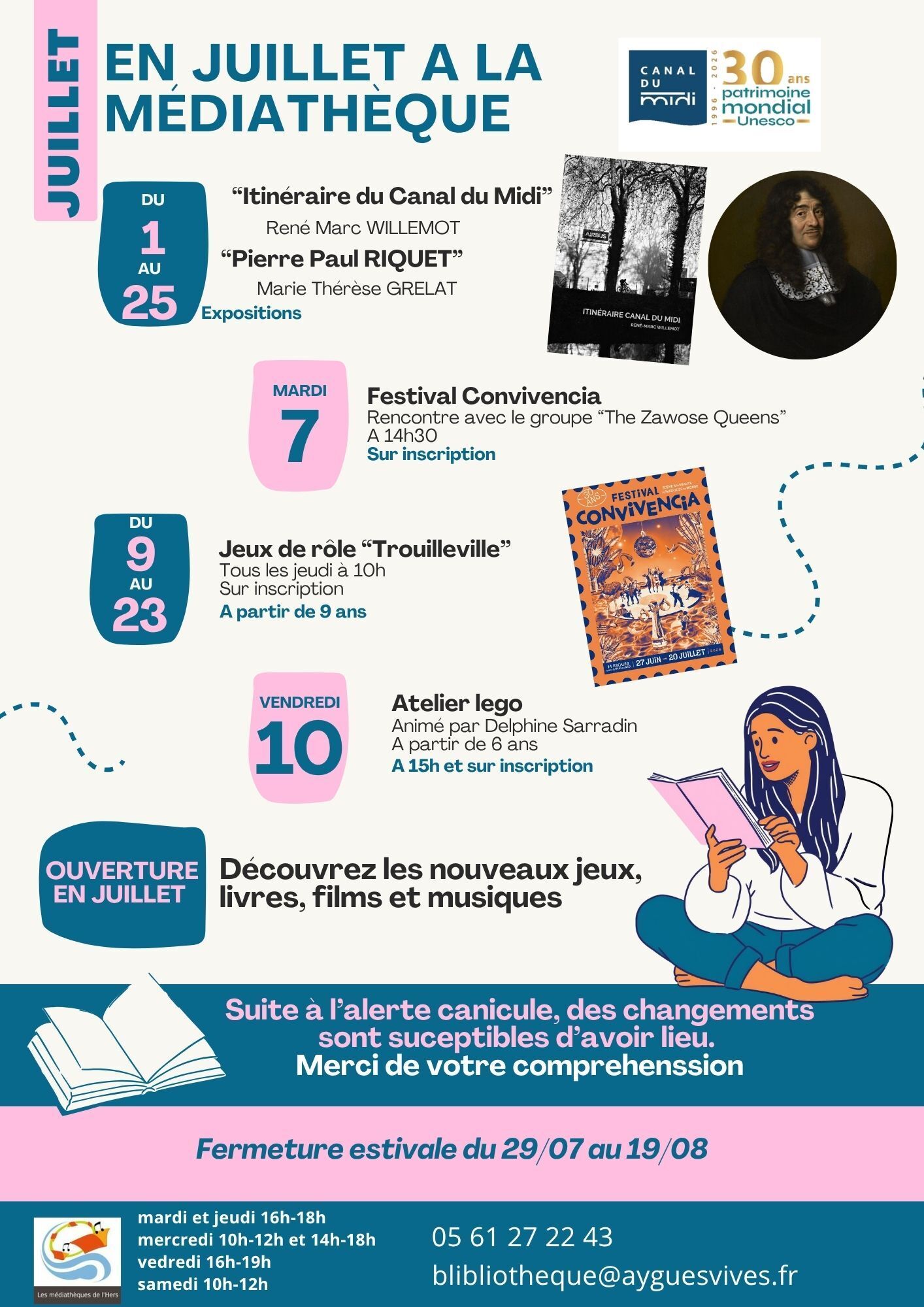 A LA MEDIATHEQUE D'AYGUESVIVES
