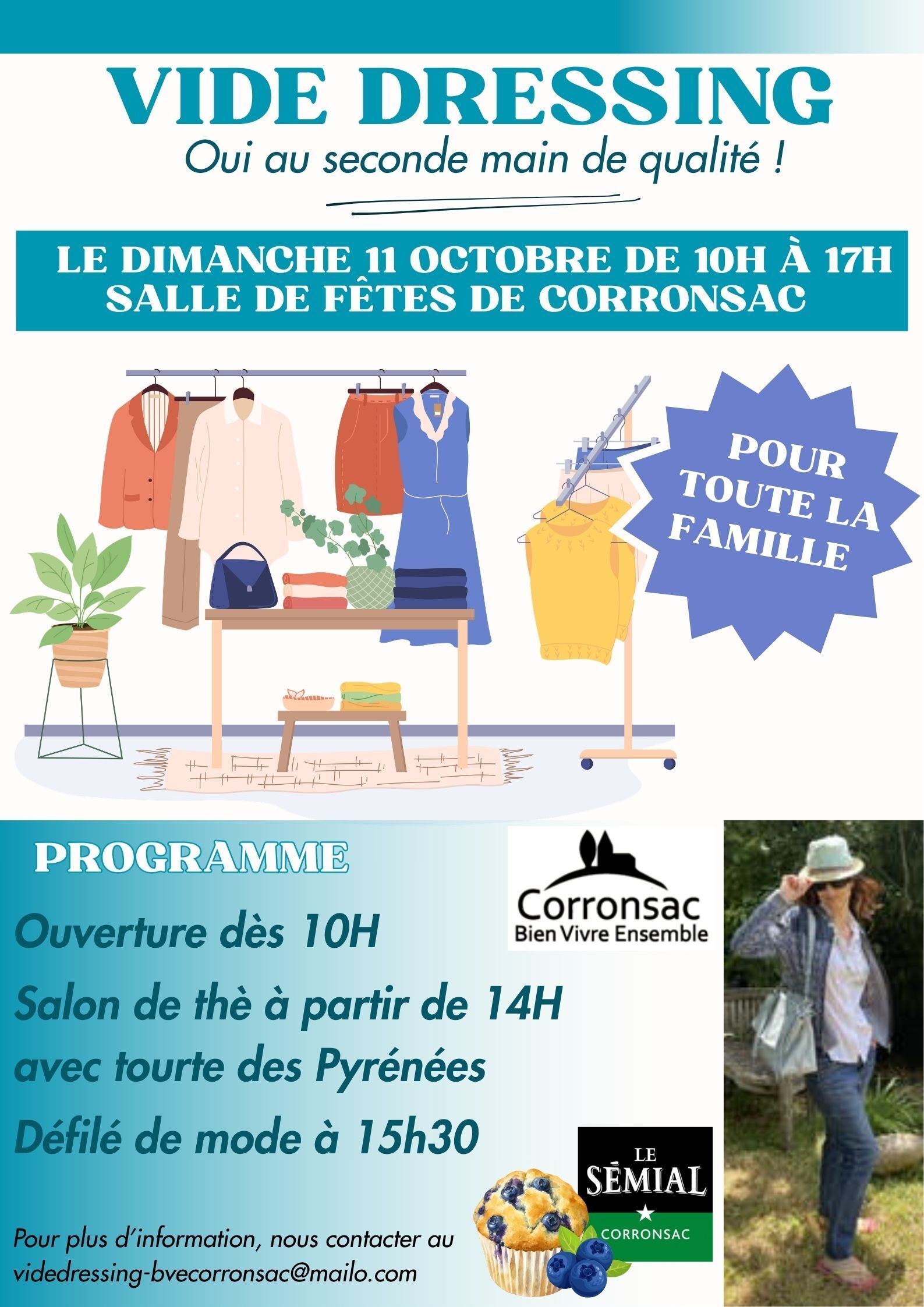 VIDE-DRESSING ET DÉFILÉ DE MODE À CORRONSAC
