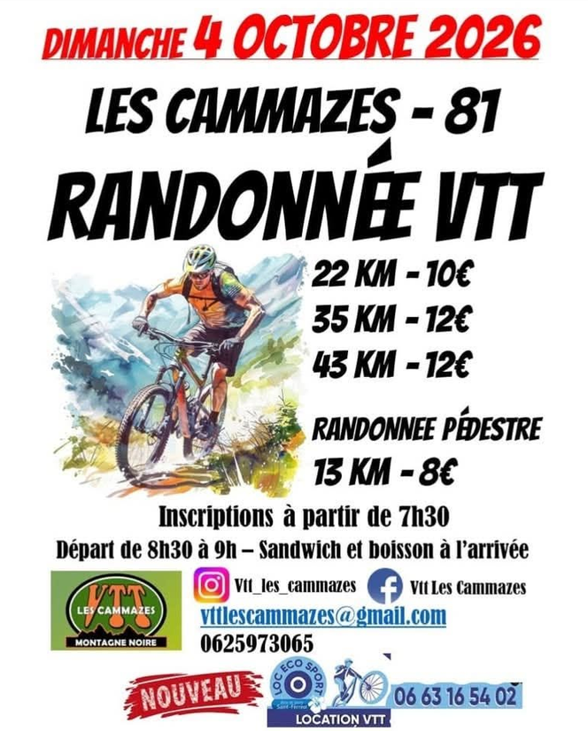 RANDONNÉE VTT