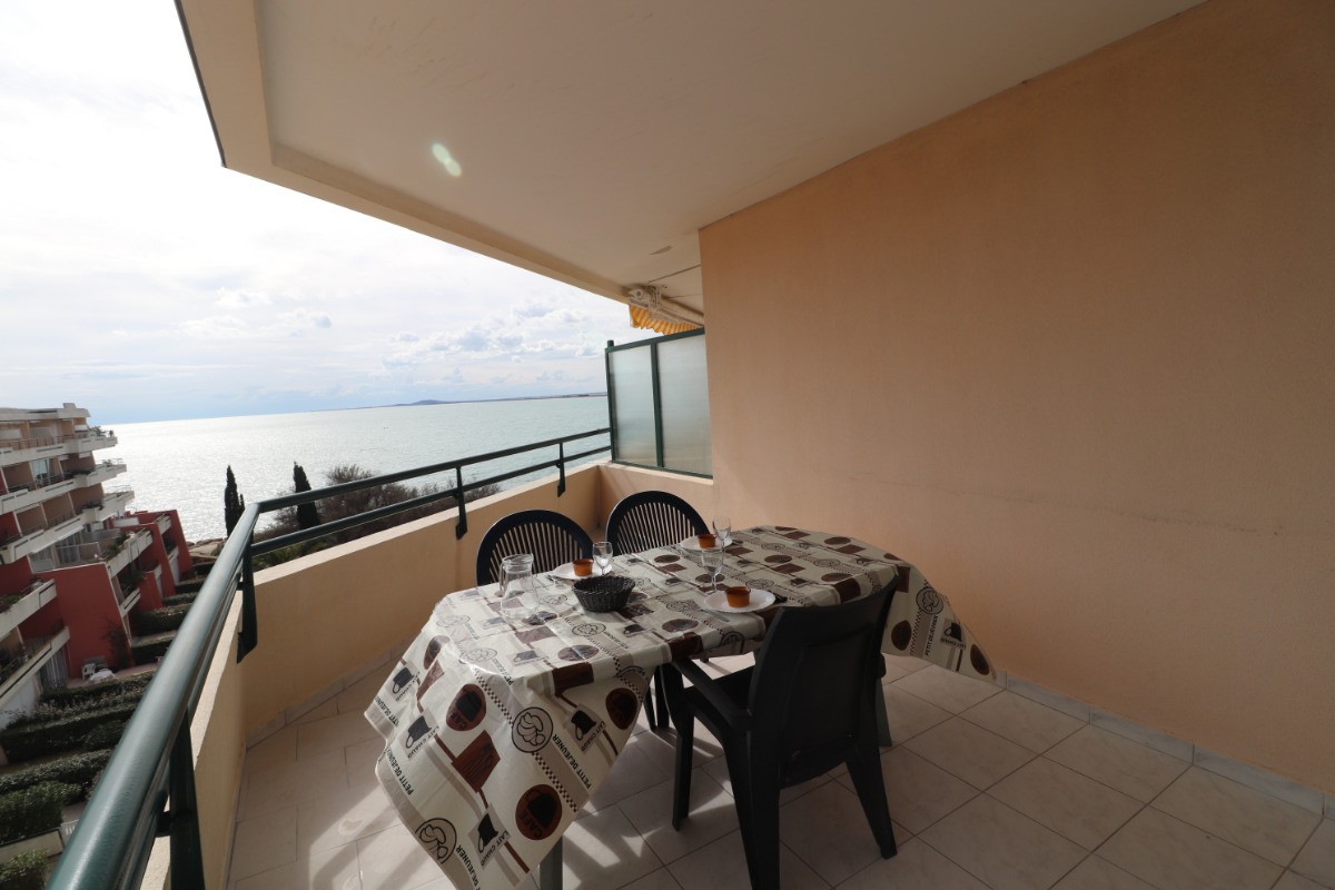 LOCATION DE VACANCES À SÈTE, APPARTEMENT AVEC VUE MER, PISCINE ET PARKING