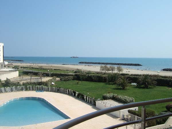LOCATION 6 PERSONNES AVEC VUE MER ET PISCINE À CAP D'AGDE – ACCÈS DIRECT PLAGE