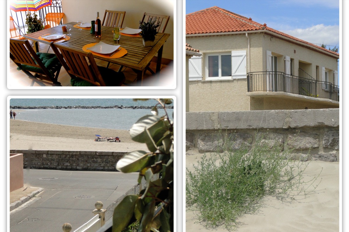 APPARTEMENT AVEC VUE SUR MER AU GRAU D'AGDE – TERRASSE, PLAGE À 10 PAS