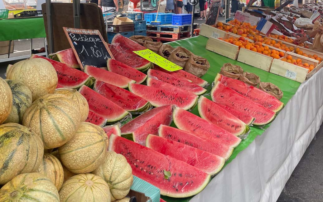 Marché traditionnel - Le Cap d'Agde - Rochelongue