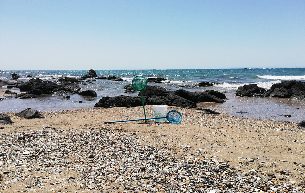 Les pieds dans la mer