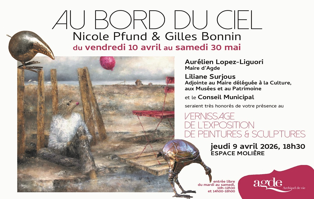 Exhibition ‘Au bord du ciel’ (At the Edge of the Sky) Works by Nicole Pfund and Gilles Bonnin