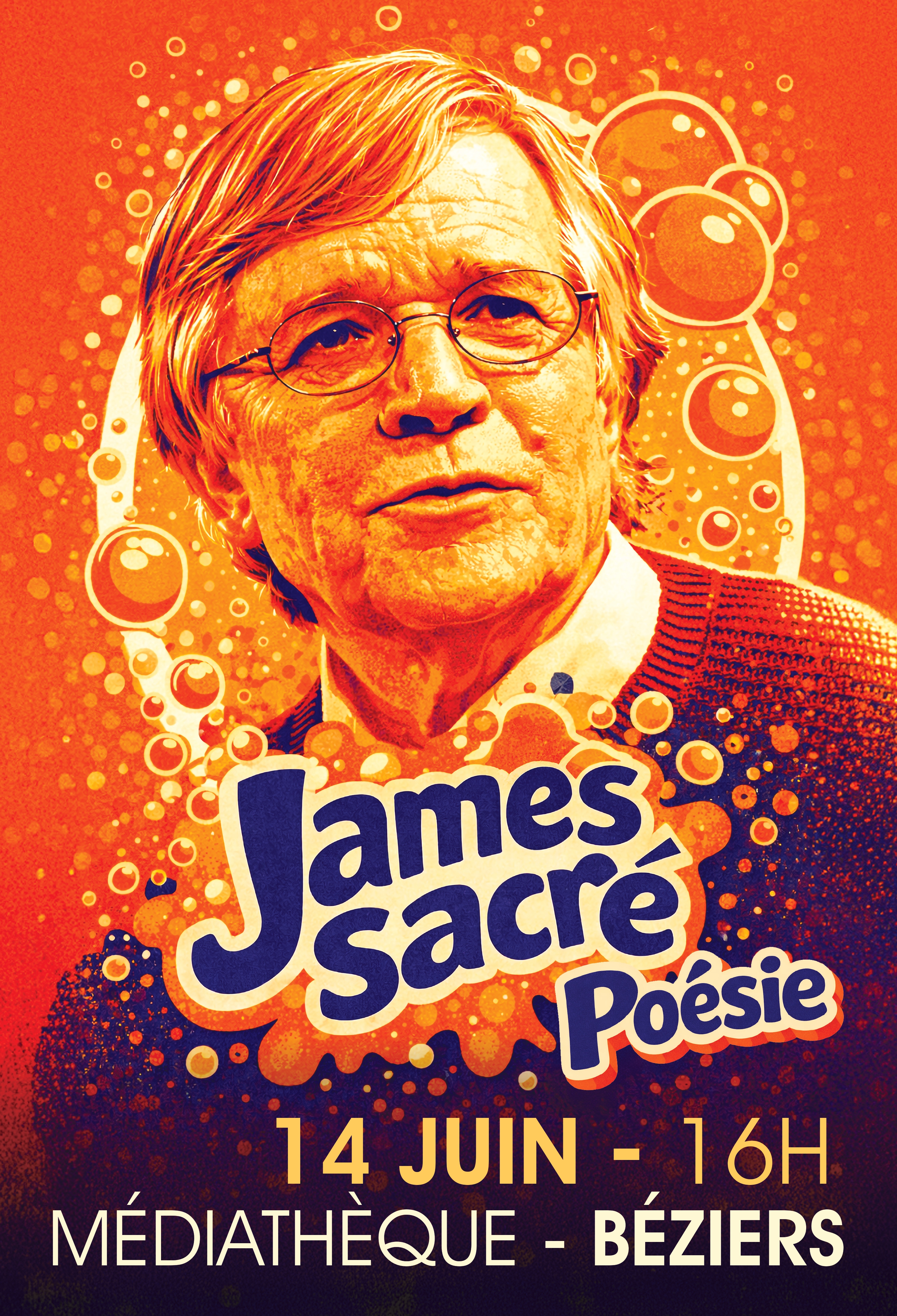Rencontre - Lecture : James Sacré Goncourt Poésie 2025
