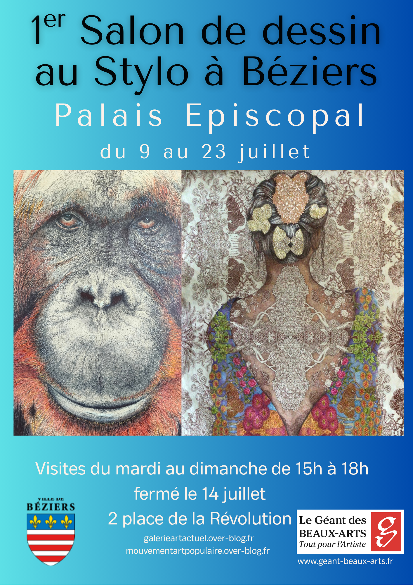 Exposition - Salon du dessin au stylo bille