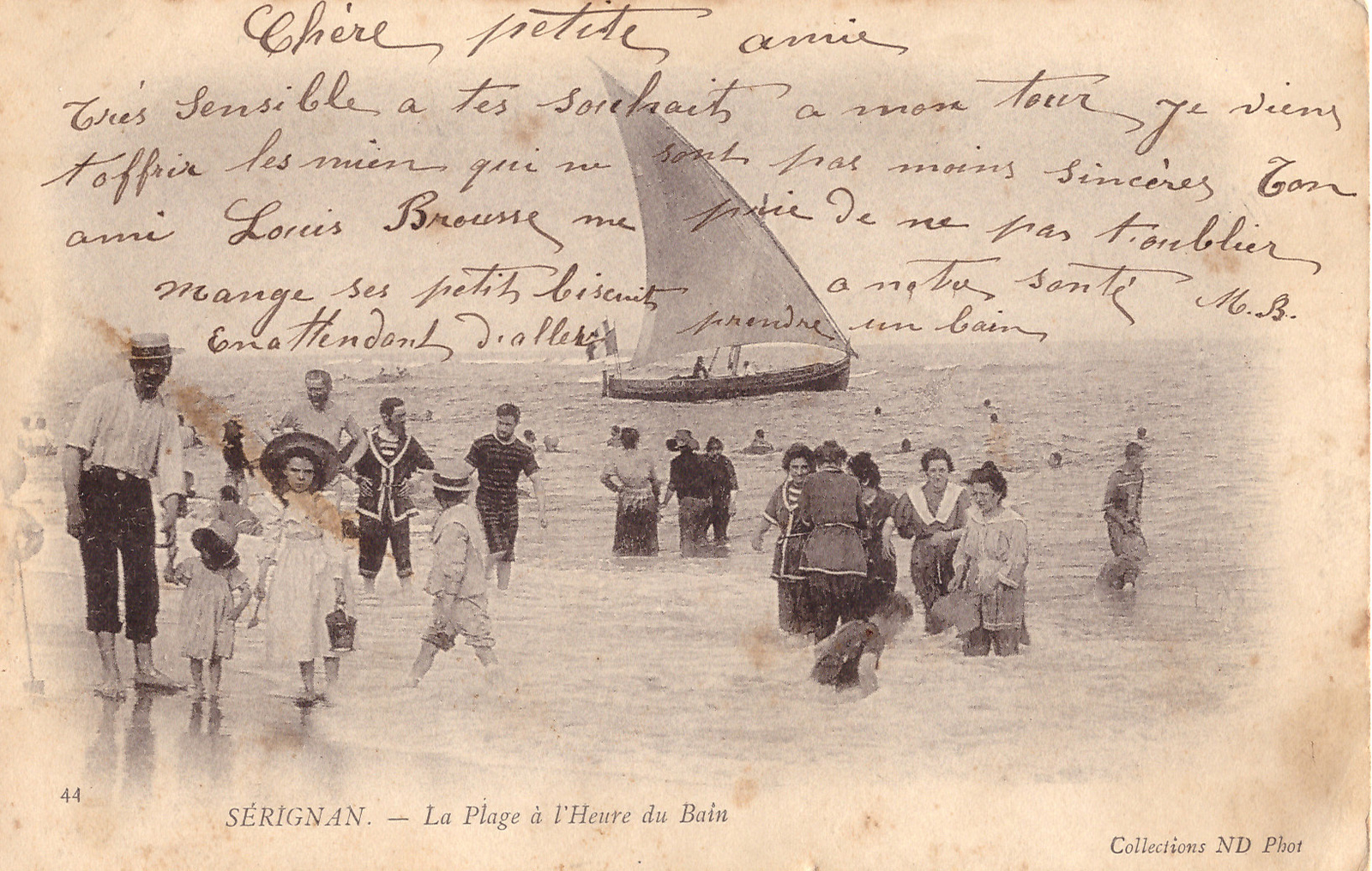 Créatelier : Carte postale Sérignan d'antan