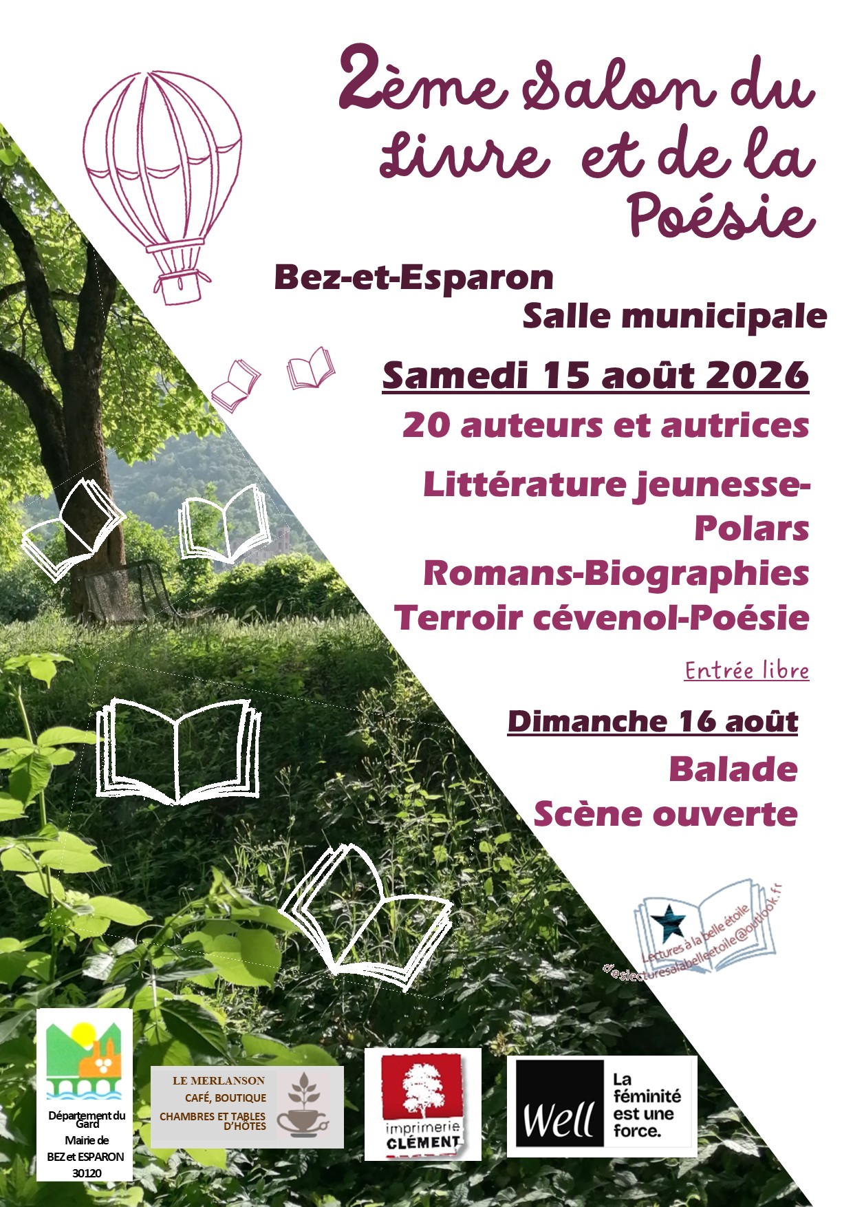 Affiche : Salon du Livre et de la poésie